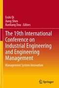 Cover: The 19th International Conference on Industrial Engineering and Engineering Management - Springer
