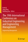 Cover: The 19th International Conference on Industrial Engineering and Engineering Management - Springer