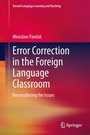 Cover: Error Correction in the Foreign Language Classroom - Springer