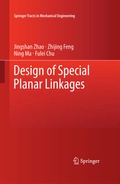 Cover: Design of Special Planar Linkages - Springer