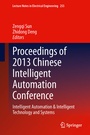 Cover: Proceedings of 2013 Chinese Intelligent Automation Conference - Springer