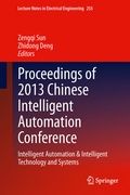 Cover: Proceedings of 2013 Chinese Intelligent Automation Conference - Springer
