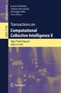 Cover: Transactions on Computational Collective Intelligence X - Springer