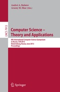 Bild: Computer Science - Theory and Applications - Springer