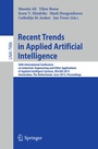 Cover: Recent Trends in Applied Artificial Intelligence - Springer