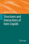 Cover: Structures and Interactions of Ionic Liquids - Springer
