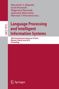 Enlarge image Cover: Language Processing and Intelligent Information Systems - Springer