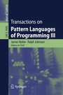 Cover: Transactions on Pattern Languages of Programming III - Springer