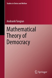 Enlarge image Cover: Mathematical Theory of Democracy - Springer