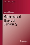Cover: Mathematical Theory of Democracy - Springer