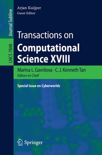 Enlarge image Cover: Transactions on Computational Science XVIII - Springer