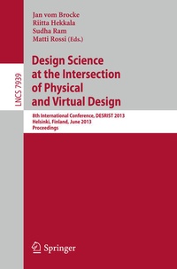 Enlarge image Cover: Design Science at the Intersection of Physical and Virtual Design - Springer