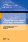 Cover: Software Process Improvement and Capability Determination - Springer