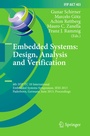 Cover: Embedded Systems: Design, Analysis and Verification - Springer