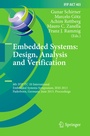 Cover: Embedded Systems: Design, Analysis and Verification - Springer