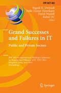 Bild: Grand Successes and Failures in IT: Public and Private Sectors - Springer