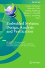 Cover: Embedded Systems: Design, Analysis and Verification - Springer