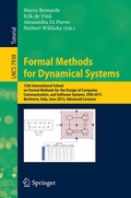 Cover: Formal Methods for Dynamical Systems - Springer