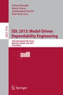 Cover: SDL 2013: Model Driven Dependability Engineering - Springer