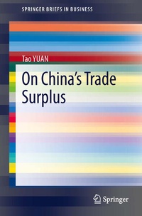 Bild vergrößern Bild: On China's Trade Surplus - Springer