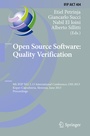 Cover: Open Source Software: Quality Verification - Springer