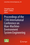 Cover: Proceedings of the 13th International Conference on Man-Machine-Environment System Engineering - Springer