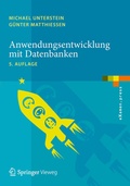 Cover: Anwendungsentwicklung mit Datenbanken - Springer Vieweg