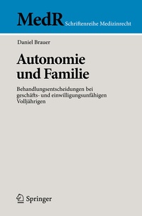 Abbildung von: Autonomie und Familie - Springer