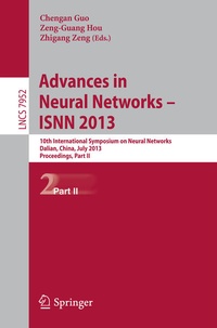 Enlarge image Cover: Advances in Neural Networks- ISNN 2013 - Springer