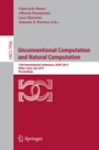 Cover: Unconventional Computation and Natural Computation - Springer