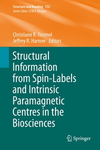 Abbildung von: Structural Information from Spin-Labels and Intrinsic Paramagnetic Centres in the Biosciences - Springer