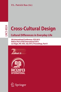 Abbildung von: Cross-Cultural Design. Cultural Differences in Everyday Life - Springer