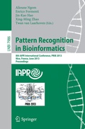 Cover: Pattern Recognition in Bioinformatics - Springer