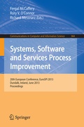 Cover: Systems, Software and Services Process Improvement - Springer