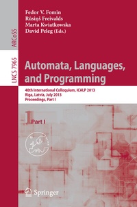 Abbildung von: Automata, Languages, and Programming - Springer