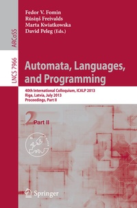 Abbildung von: Automata, Languages, and Programming - Springer
