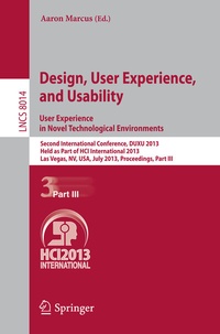 Abbildung von: Design, User Experience, and Usability: User Experience in Novel Technological Environments - Springer