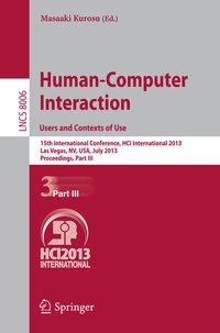 Abbildung von: Human-Computer Interaction: Users and Contexts of Use - Springer