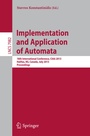 Cover: Implementation and Application of Automata - Springer