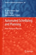 Cover: Automated Scheduling and Planning - Springer