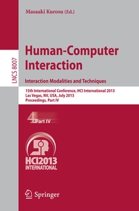 Abbildung von: Human-Computer Interaction: Interaction Modalities and Techniques - Springer