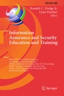 Cover: Information Assurance and Security Education and Training - Springer