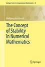 Cover: The Concept of Stability in Numerical Mathematics - Springer