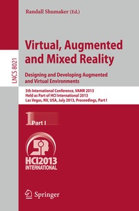Enlarge image Cover: Virtual, Augmented and Mixed Reality: Designing and Developing Augmented and Virtual Environments - Springer