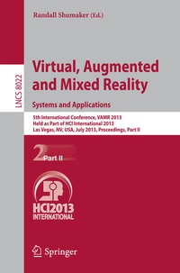 Enlarge image Cover: Virtual, Augmented and Mixed Reality: Systems and Applications - Springer