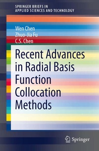 Enlarge image Cover: Recent Advances in Radial Basis Function Collocation Methods - Springer