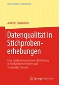 Cover: Datenqualit&auml;t in Stichprobenerhebungen - Springer Spektrum