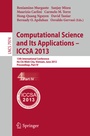 Cover: Computational Science and Its Applications -- ICCSA 2013 - Springer