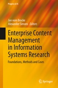 Bild: Enterprise Content Management in Information Systems Research - Springer