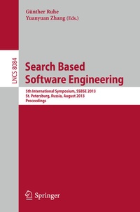 Enlarge image Cover: Search Based Software Engineering - Springer